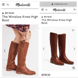 ✨SOLD✨ Madewell Winslow knee-high boot